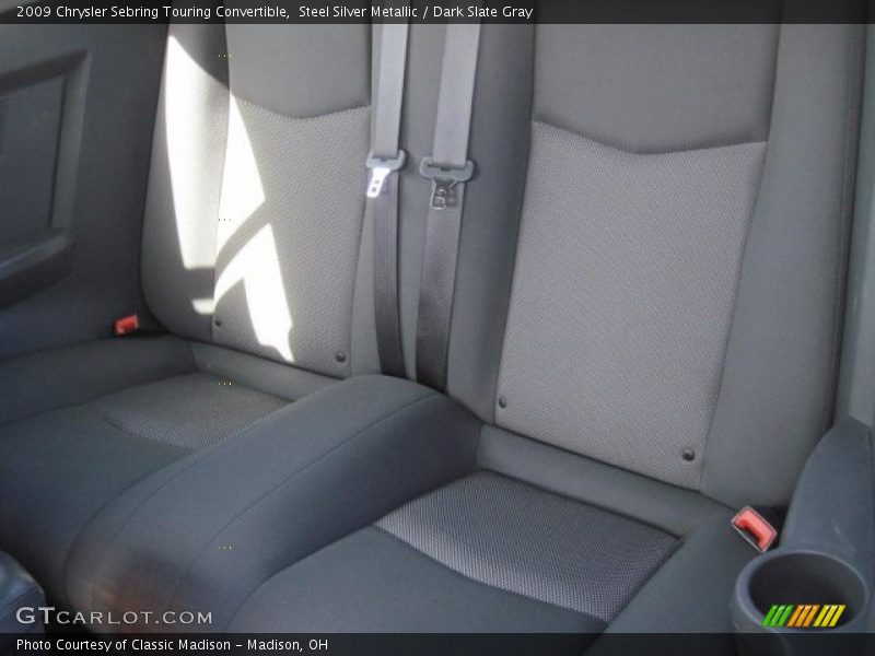 Steel Silver Metallic / Dark Slate Gray 2009 Chrysler Sebring Touring Convertible