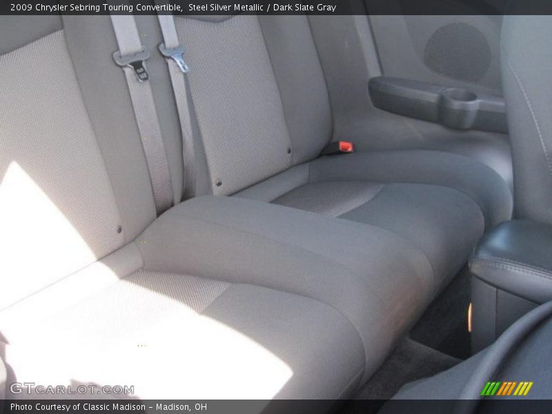 Steel Silver Metallic / Dark Slate Gray 2009 Chrysler Sebring Touring Convertible