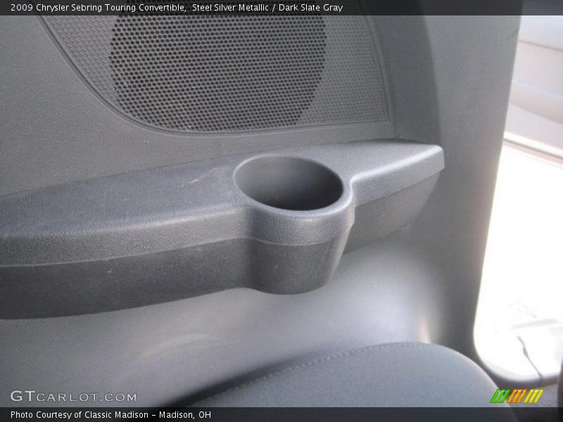 Steel Silver Metallic / Dark Slate Gray 2009 Chrysler Sebring Touring Convertible