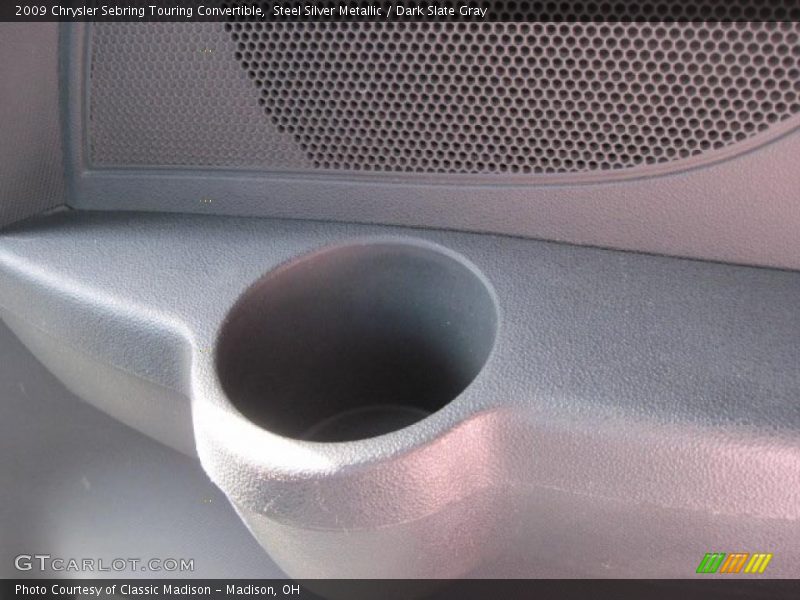 Steel Silver Metallic / Dark Slate Gray 2009 Chrysler Sebring Touring Convertible