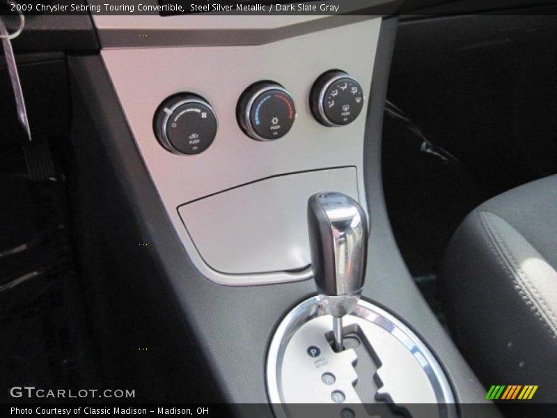 Steel Silver Metallic / Dark Slate Gray 2009 Chrysler Sebring Touring Convertible