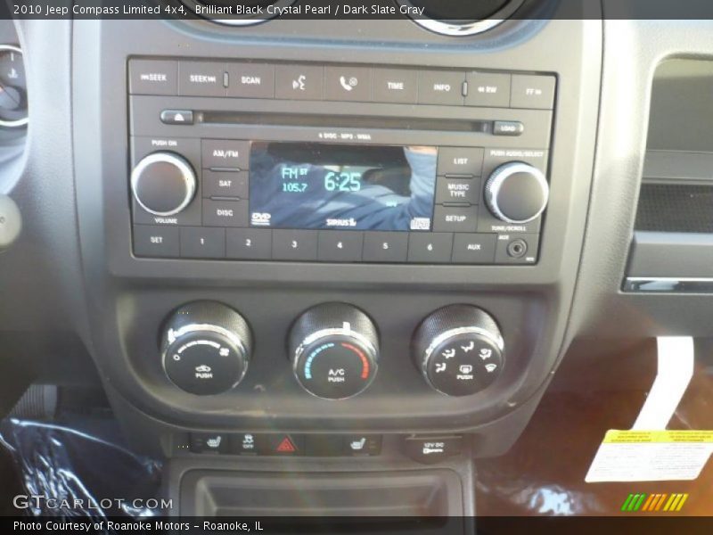 Brilliant Black Crystal Pearl / Dark Slate Gray 2010 Jeep Compass Limited 4x4