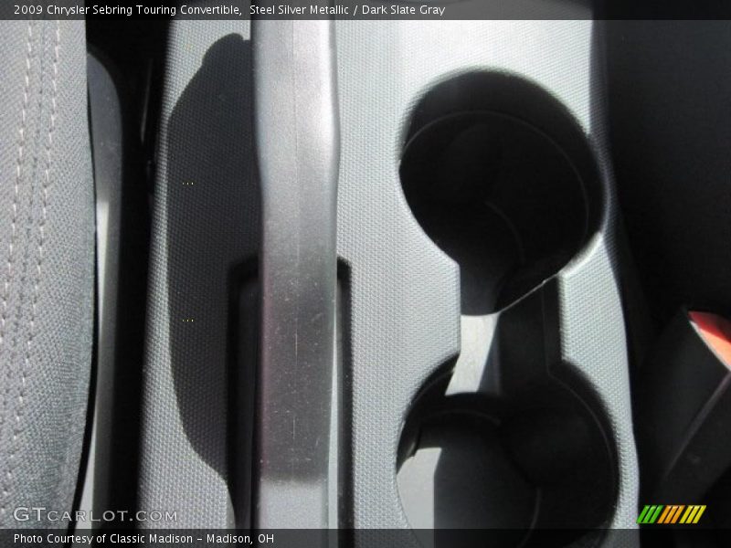 Steel Silver Metallic / Dark Slate Gray 2009 Chrysler Sebring Touring Convertible