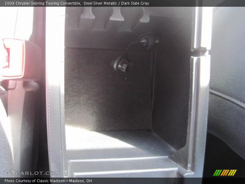 Steel Silver Metallic / Dark Slate Gray 2009 Chrysler Sebring Touring Convertible