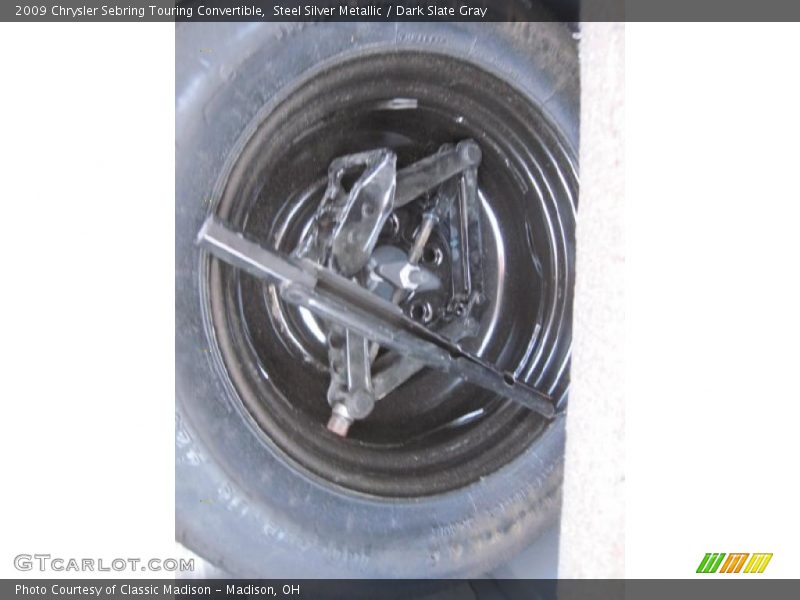 Steel Silver Metallic / Dark Slate Gray 2009 Chrysler Sebring Touring Convertible