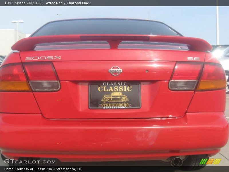 Aztec Red / Charcoal Black 1997 Nissan 200SX SE
