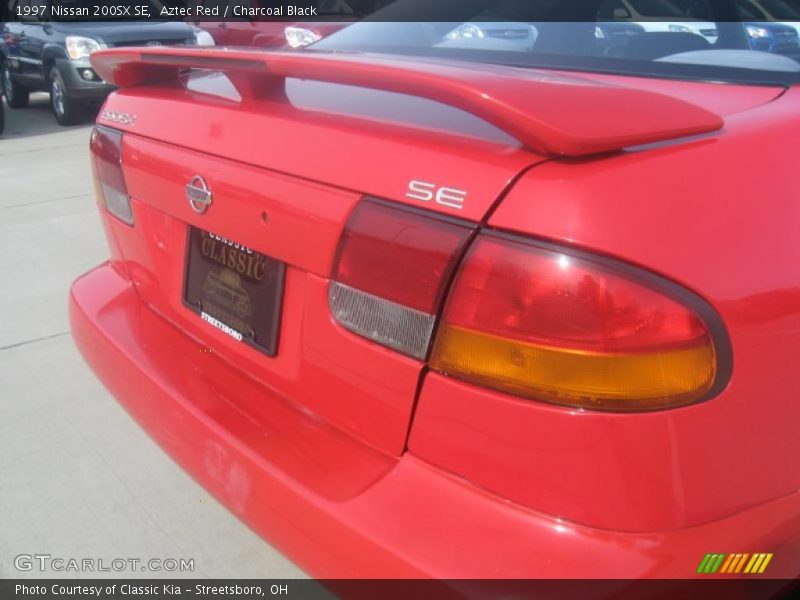 Aztec Red / Charcoal Black 1997 Nissan 200SX SE