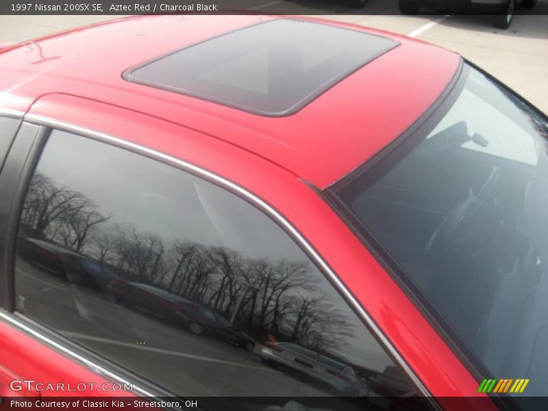 Aztec Red / Charcoal Black 1997 Nissan 200SX SE