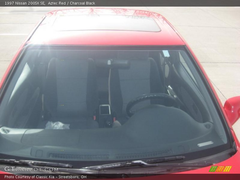 Aztec Red / Charcoal Black 1997 Nissan 200SX SE