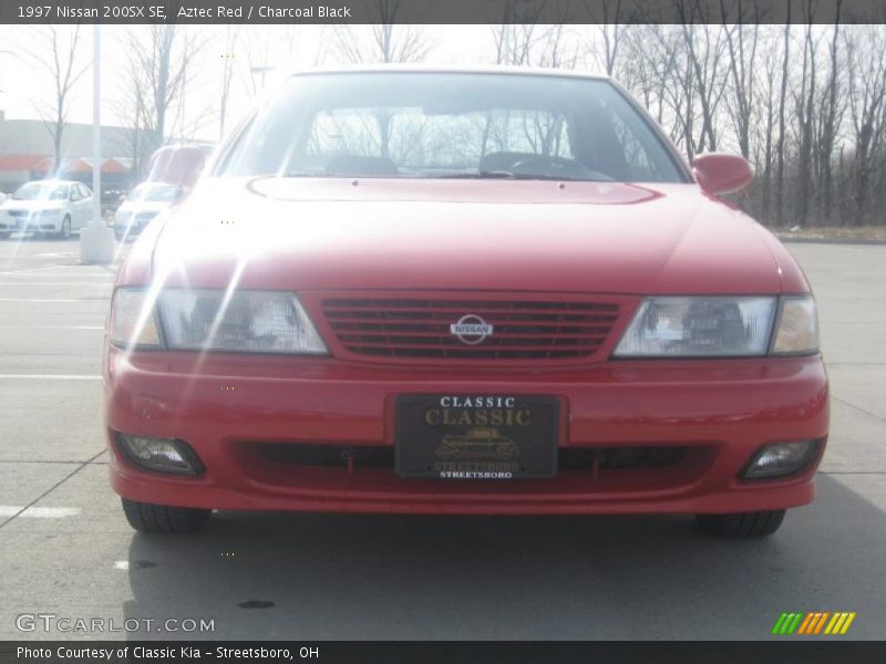 Aztec Red / Charcoal Black 1997 Nissan 200SX SE
