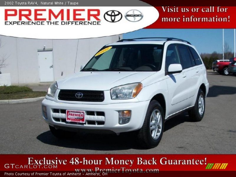 Natural White / Taupe 2002 Toyota RAV4