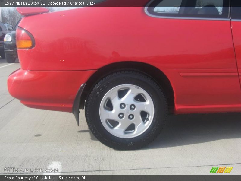 Aztec Red / Charcoal Black 1997 Nissan 200SX SE