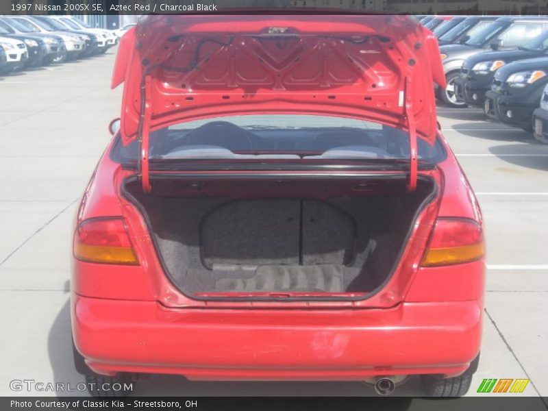 Aztec Red / Charcoal Black 1997 Nissan 200SX SE