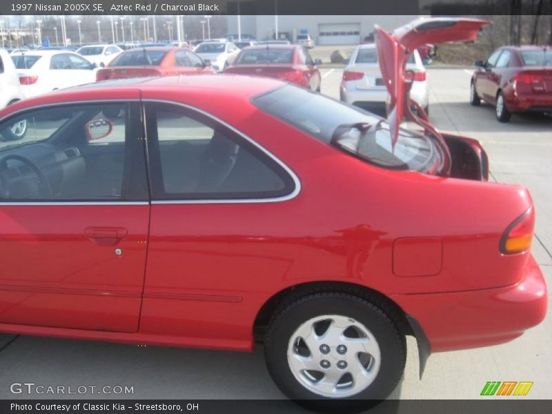 Aztec Red / Charcoal Black 1997 Nissan 200SX SE