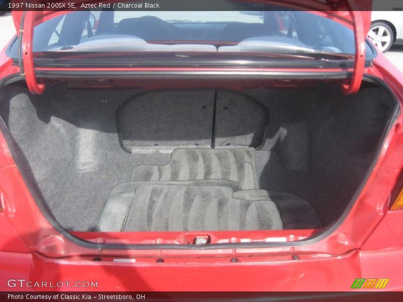 Aztec Red / Charcoal Black 1997 Nissan 200SX SE