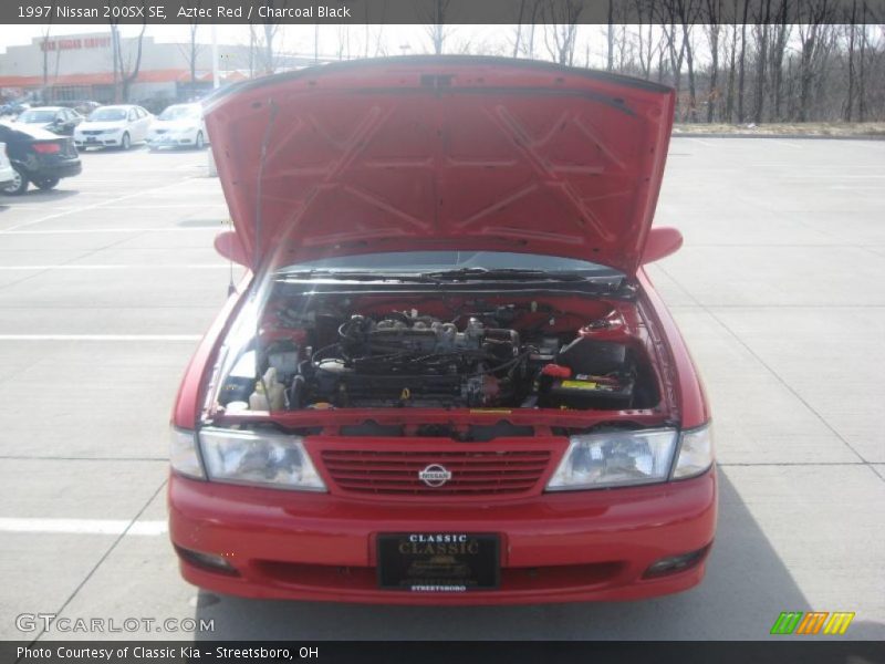 Aztec Red / Charcoal Black 1997 Nissan 200SX SE