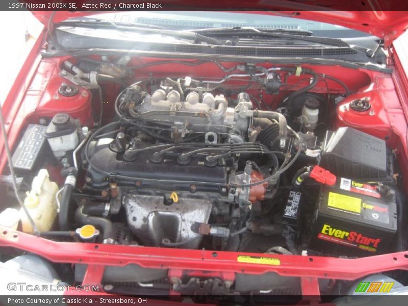 Aztec Red / Charcoal Black 1997 Nissan 200SX SE