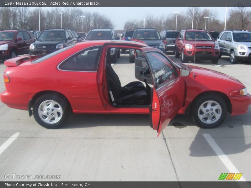 Aztec Red / Charcoal Black 1997 Nissan 200SX SE