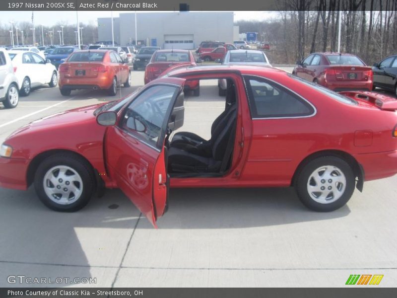 Aztec Red / Charcoal Black 1997 Nissan 200SX SE