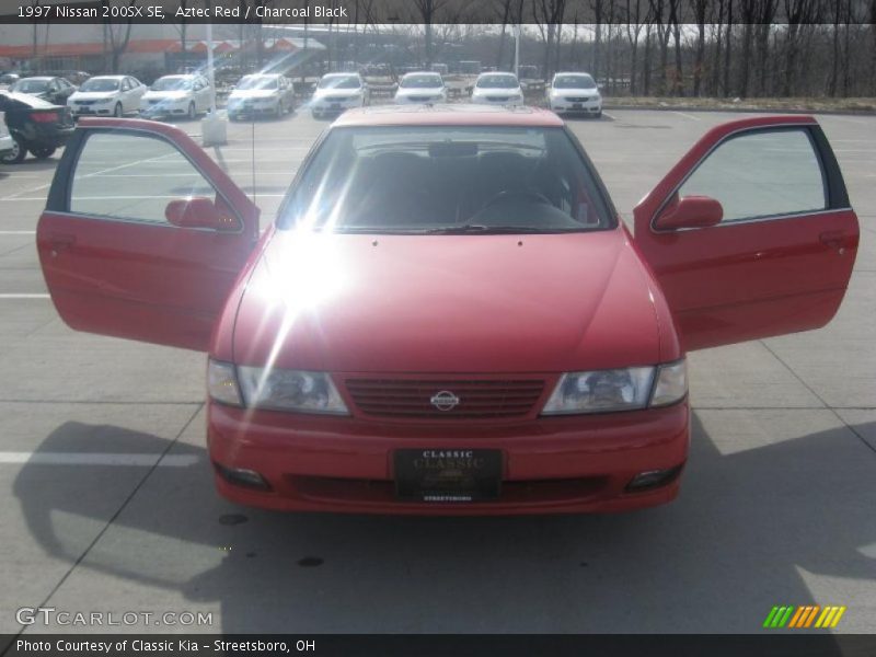 Aztec Red / Charcoal Black 1997 Nissan 200SX SE