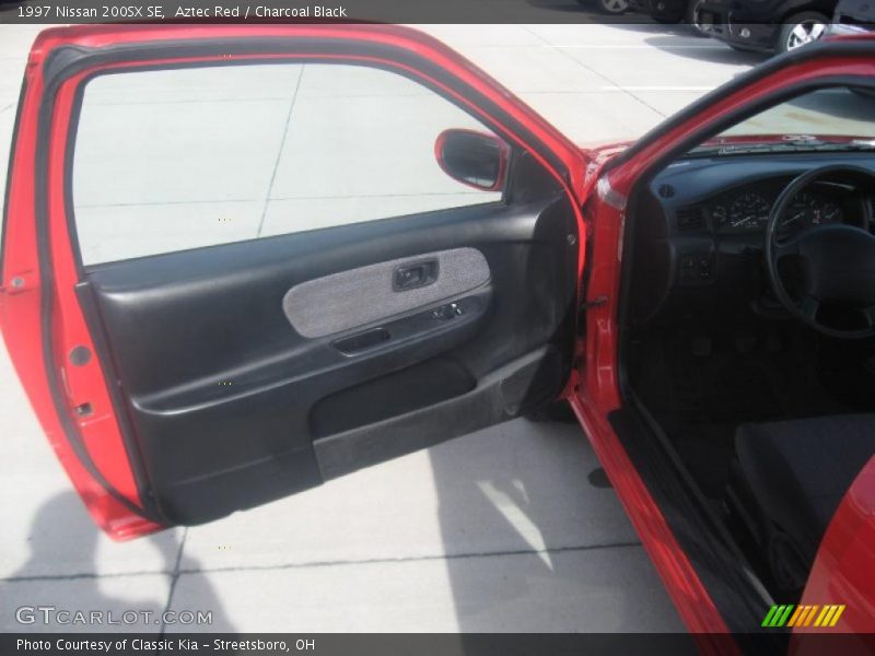 Aztec Red / Charcoal Black 1997 Nissan 200SX SE
