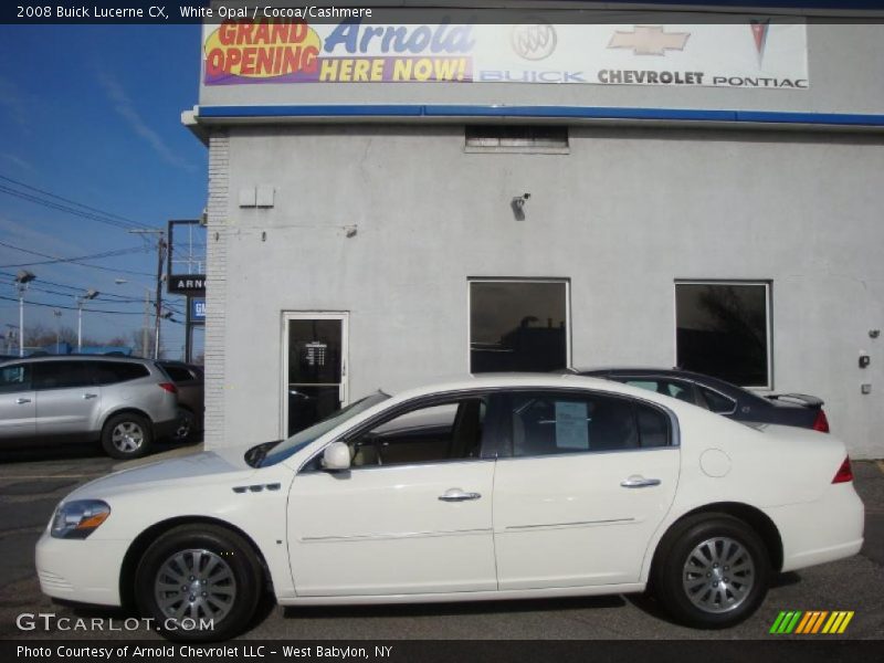 White Opal / Cocoa/Cashmere 2008 Buick Lucerne CX