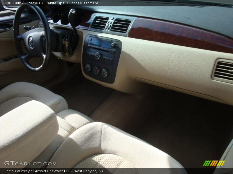 White Opal / Cocoa/Cashmere 2008 Buick Lucerne CX