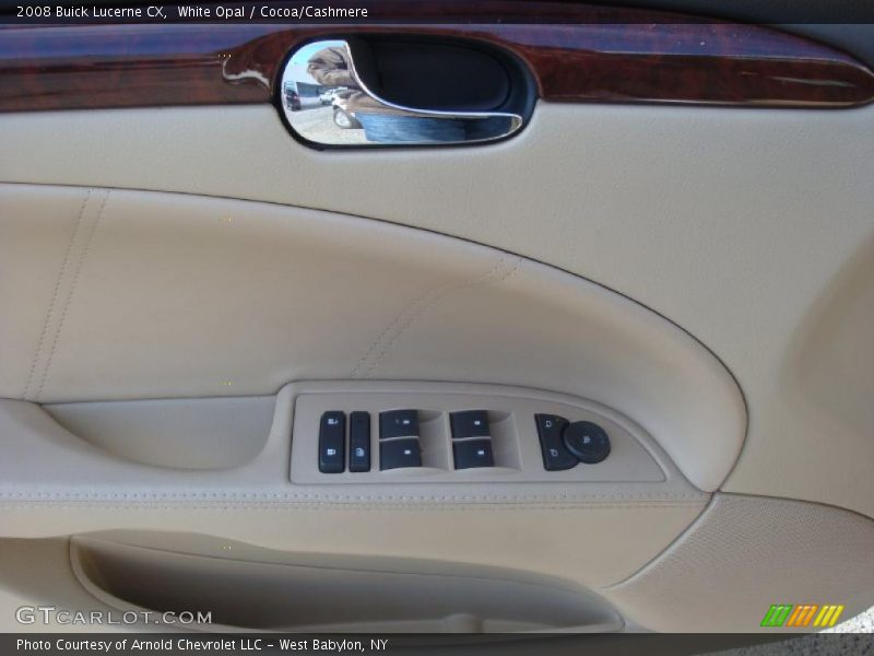 White Opal / Cocoa/Cashmere 2008 Buick Lucerne CX