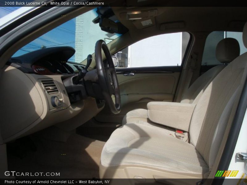 White Opal / Cocoa/Cashmere 2008 Buick Lucerne CX