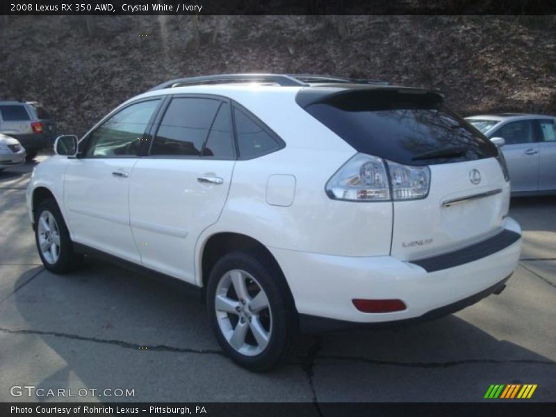 Crystal White / Ivory 2008 Lexus RX 350 AWD