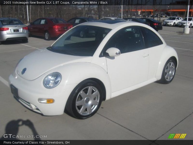 Campanella White / Black 2003 Volkswagen New Beetle GLX 1.8T Coupe