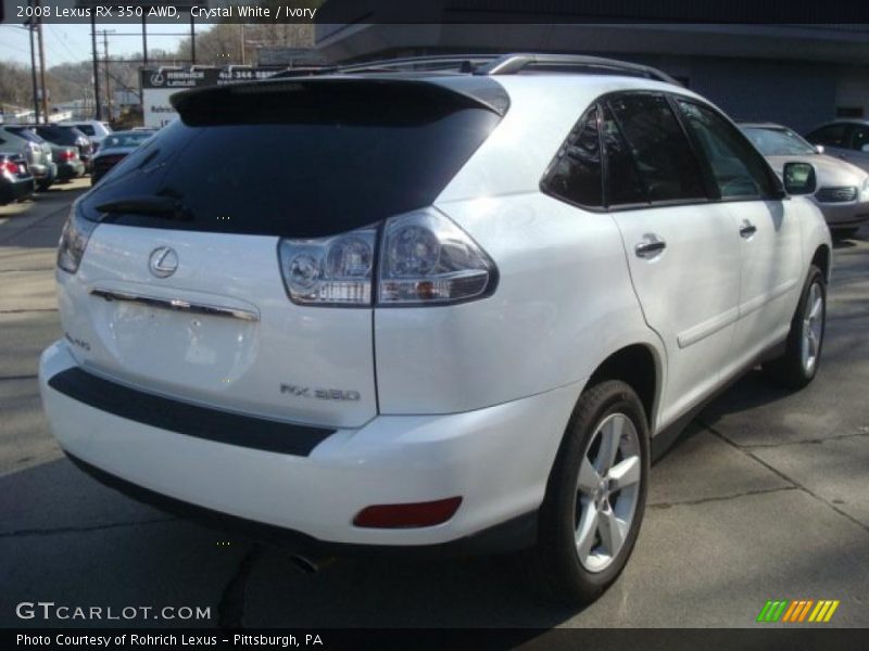 Crystal White / Ivory 2008 Lexus RX 350 AWD