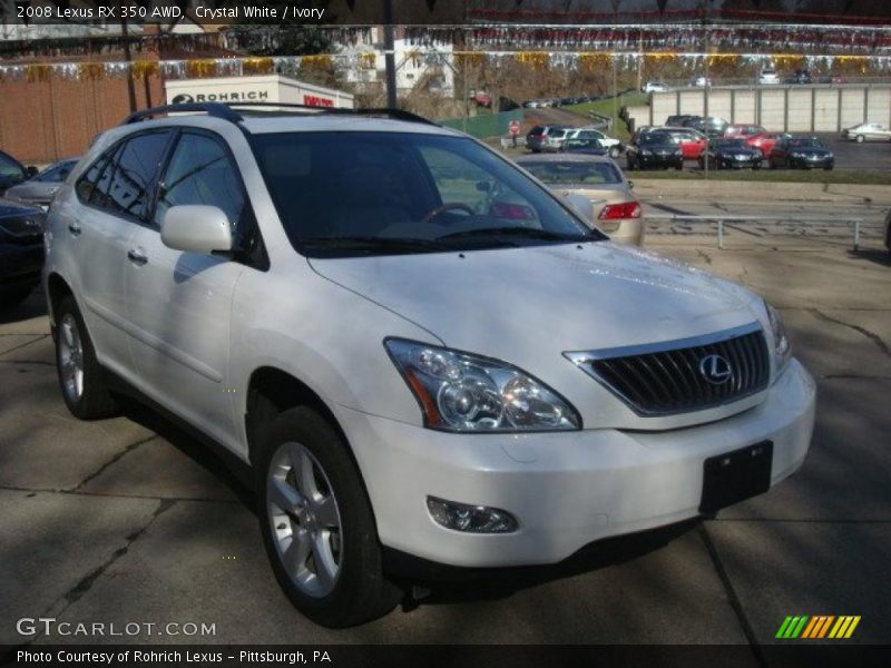 Crystal White / Ivory 2008 Lexus RX 350 AWD