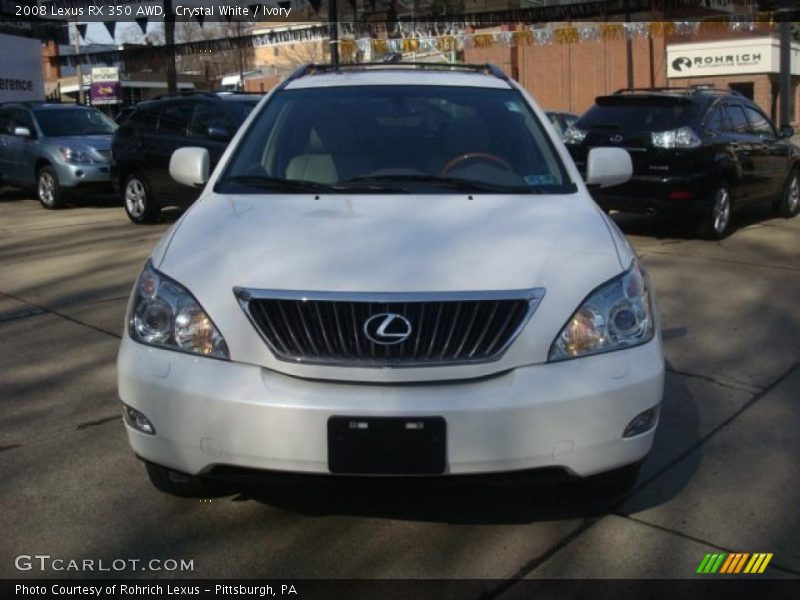 Crystal White / Ivory 2008 Lexus RX 350 AWD