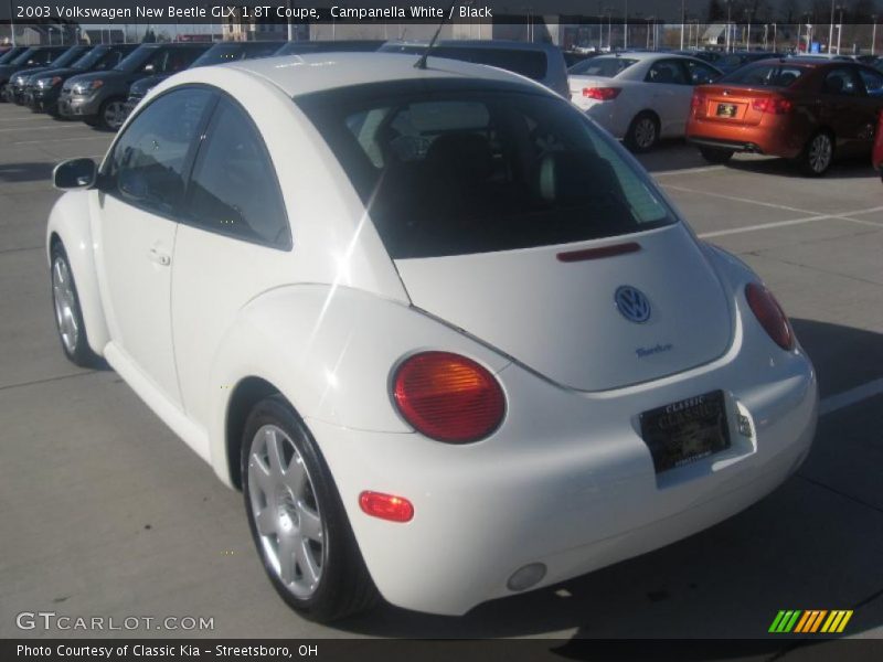 Campanella White / Black 2003 Volkswagen New Beetle GLX 1.8T Coupe