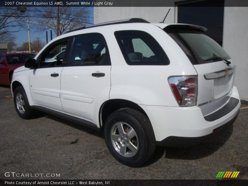 Summit White / Light Gray 2007 Chevrolet Equinox LS AWD