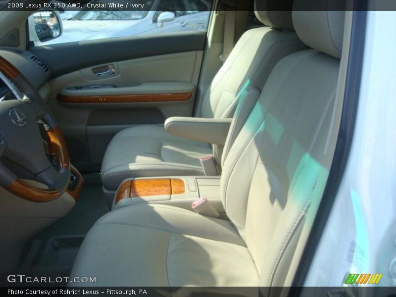 Crystal White / Ivory 2008 Lexus RX 350 AWD