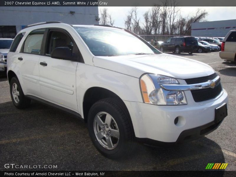 Summit White / Light Gray 2007 Chevrolet Equinox LS AWD