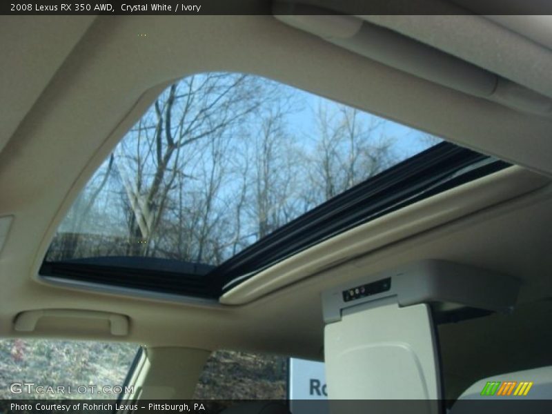 Crystal White / Ivory 2008 Lexus RX 350 AWD
