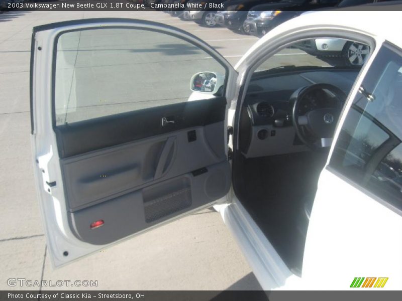 Campanella White / Black 2003 Volkswagen New Beetle GLX 1.8T Coupe