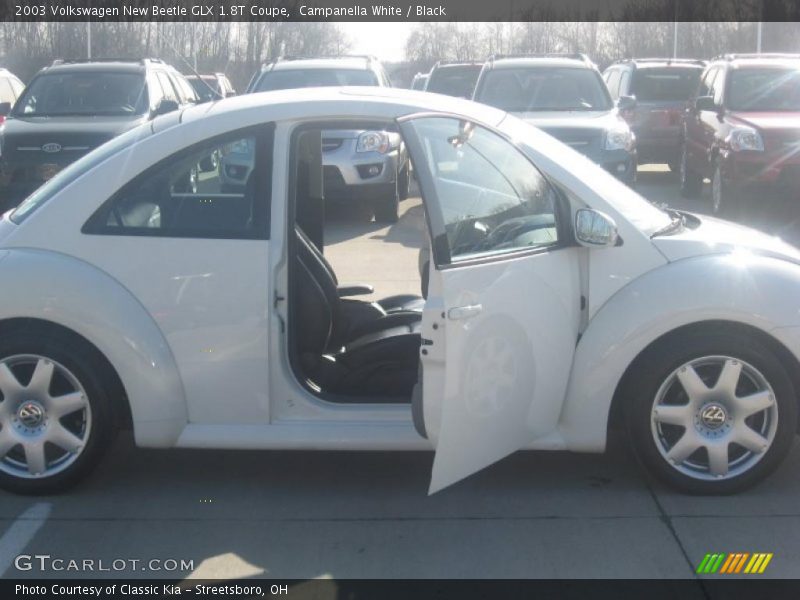 Campanella White / Black 2003 Volkswagen New Beetle GLX 1.8T Coupe