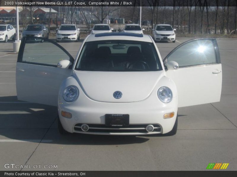 Campanella White / Black 2003 Volkswagen New Beetle GLX 1.8T Coupe