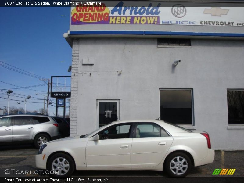 White Diamond / Cashmere 2007 Cadillac CTS Sedan