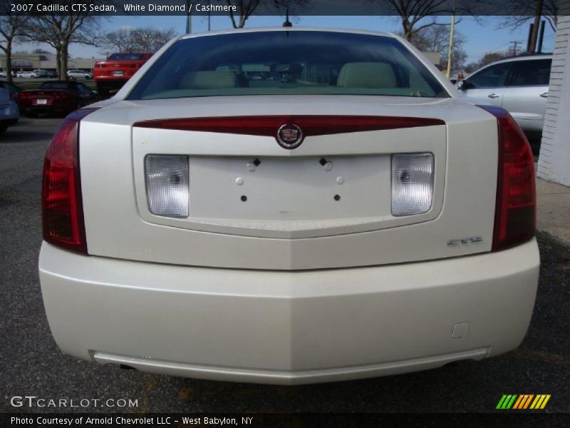 White Diamond / Cashmere 2007 Cadillac CTS Sedan