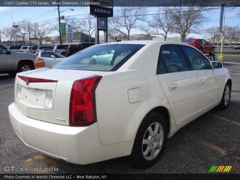 White Diamond / Cashmere 2007 Cadillac CTS Sedan