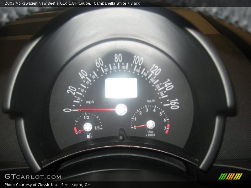 Campanella White / Black 2003 Volkswagen New Beetle GLX 1.8T Coupe