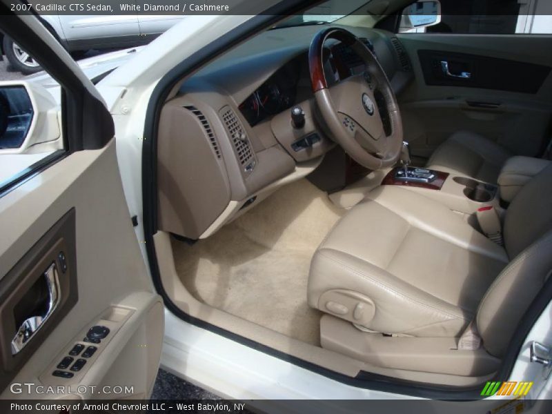 White Diamond / Cashmere 2007 Cadillac CTS Sedan