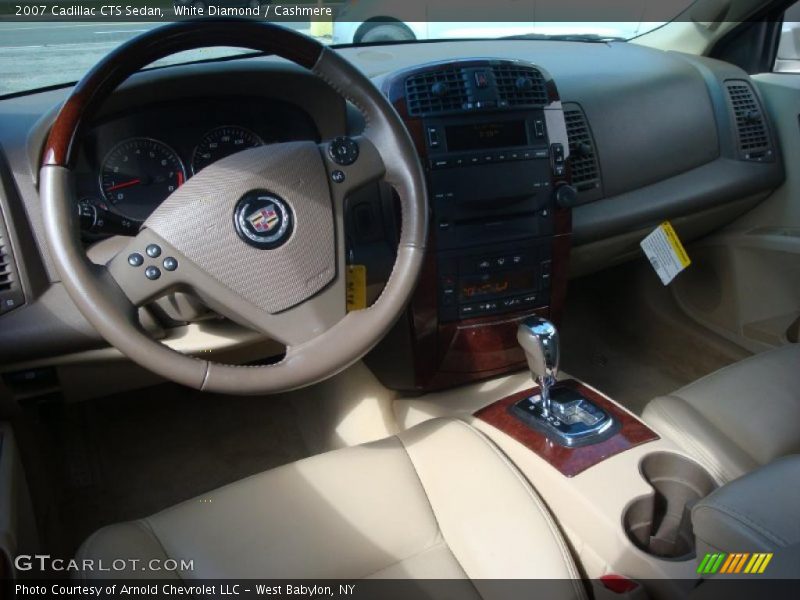 White Diamond / Cashmere 2007 Cadillac CTS Sedan