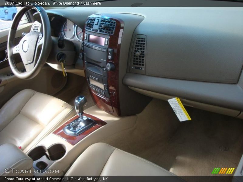 White Diamond / Cashmere 2007 Cadillac CTS Sedan