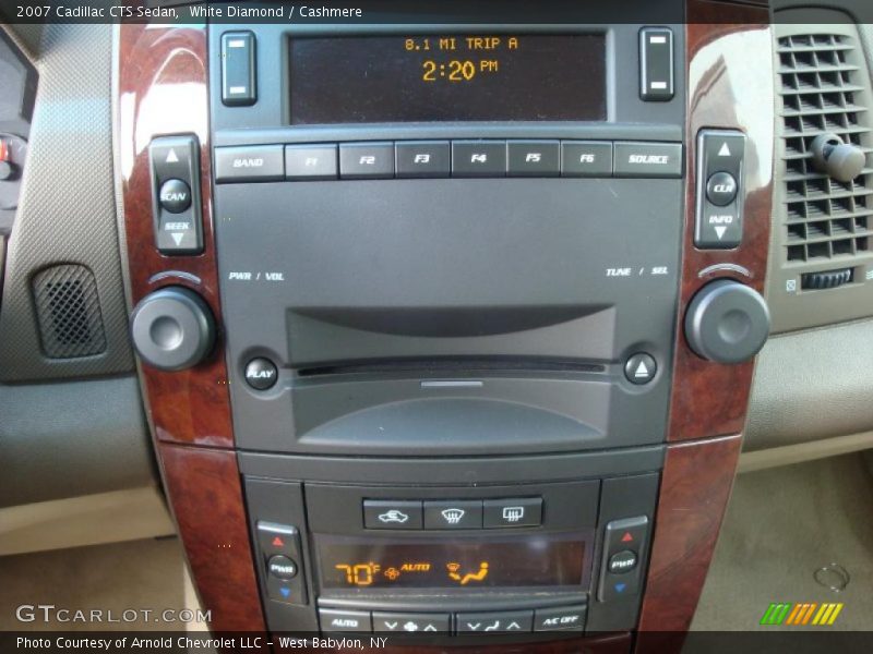 White Diamond / Cashmere 2007 Cadillac CTS Sedan